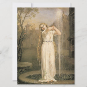 Undine (by John William Waterhouse) Card