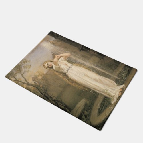 Undine by John William Waterhouse Doormat