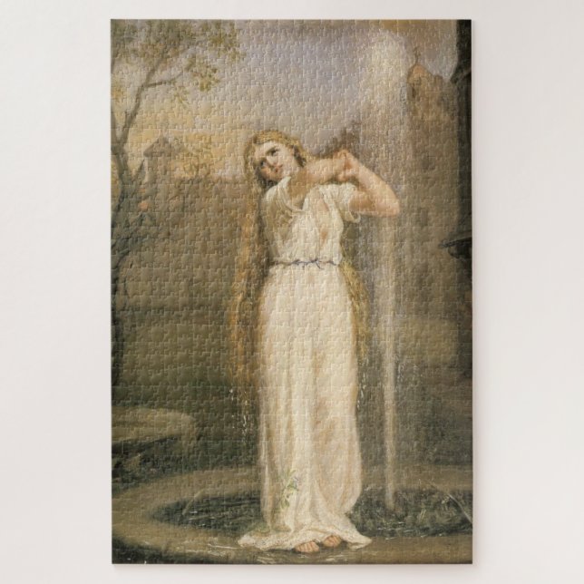 Undine (by John William Waterhouse) Jigsaw Puzzle (Vertical)