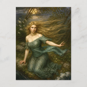 Undine In Moonlight Postcard