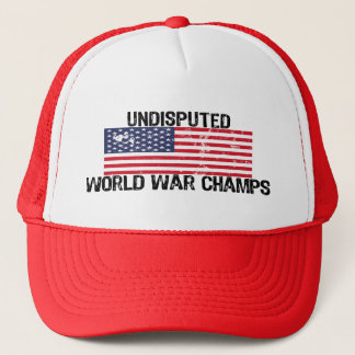 UNDISPUTED WORLD WAR CHAMPS! TRUCKER HAT
