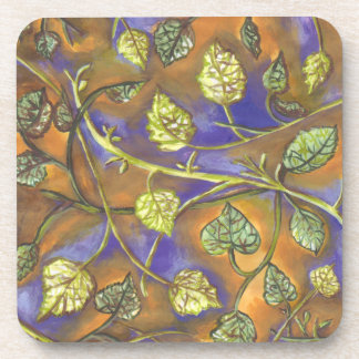 undulating leaves coasters