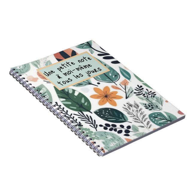 Une petite note à moi même...Spiral Photo Notebook (Right Side)