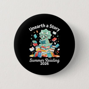 Unearth a story summer reading 2026 library men button