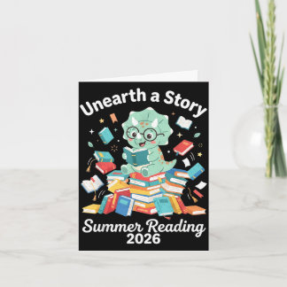 Unearth a story summer reading 2026 library men card