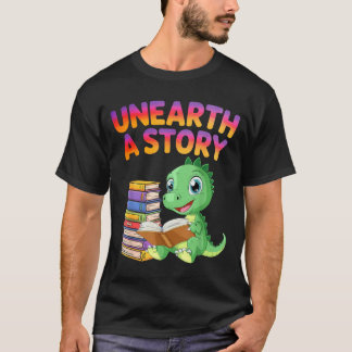 Unearth a Story Summer Reading 2026 Men Women Kids T-Shirt