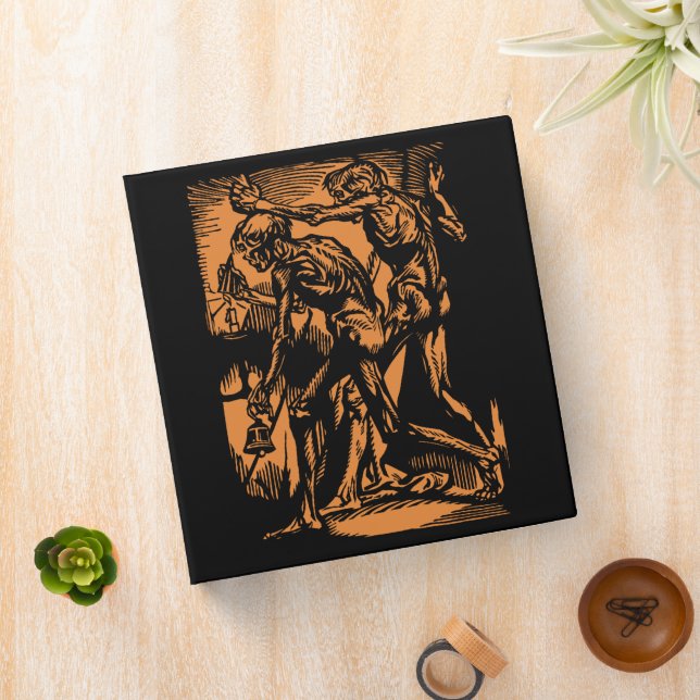 Unearthed Horrors of Dead Miners for Halloween 3 Ring Binder (In Situ)