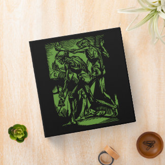 Unearthed Horrors of Dead Miners for Halloween 3 Ring Binder