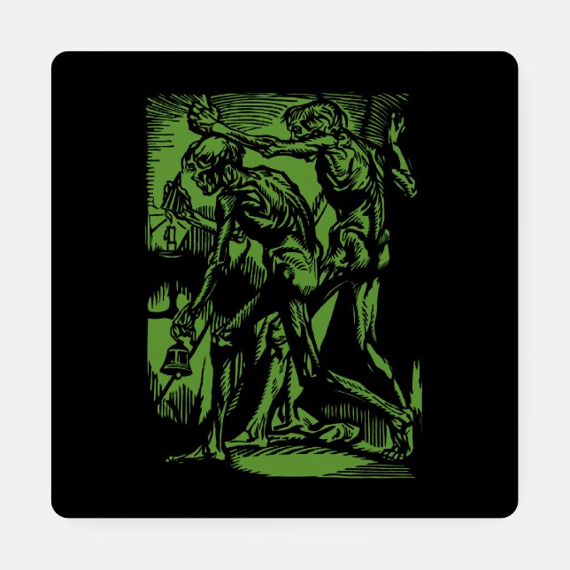 Unearthed Horrors of Dead Miners for Halloween Coaster Set (Single)