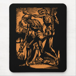 Unearthed Horrors of Dead Miners for Halloween Mouse Pad