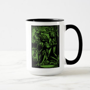 Unearthed Horrors of Dead Miners for Halloween Mug