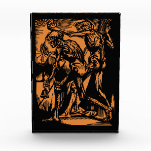 Unearthed Horrors of Dead Miners for Halloween Photo Block