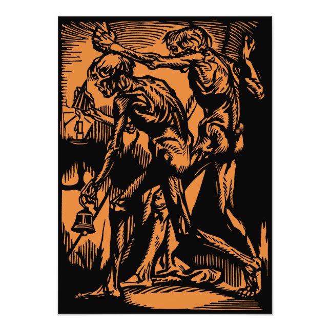 Unearthed Horrors of Dead Miners for Halloween Photo Print (Front)