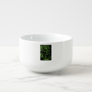Unearthed Horrors of Dead Miners for Halloween Soup Mug
