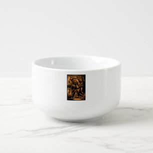 Unearthed Horrors of Dead Miners for Halloween Soup Mug