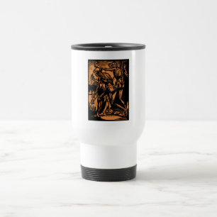 Unearthed Horrors of Dead Miners for Halloween Travel Mug