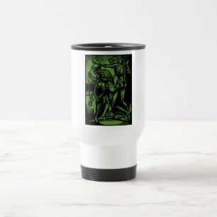 Unearthed Horrors of Dead Miners for Halloween Travel Mug