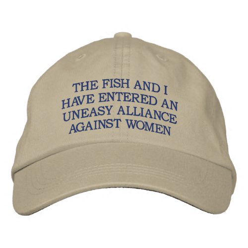 Uneasy Alliance Against Women FishBaseball Hat