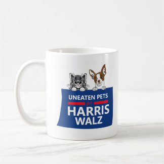 Uneaten Pets for Harris Walz Coffee Mug