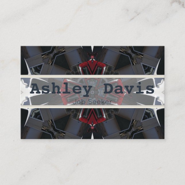 Unemployed business cards (Front)