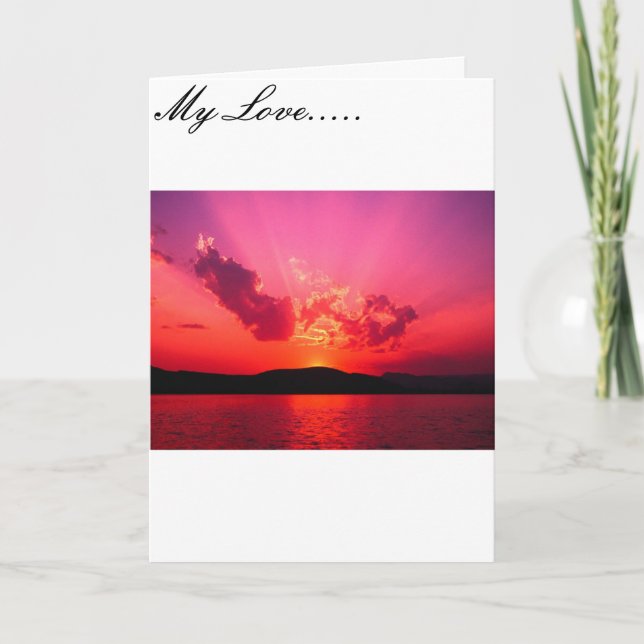 Unending love card (Front)