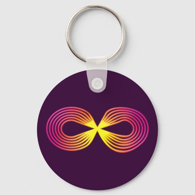 Unendlich Zeichen sign eternity Keychain (Front)