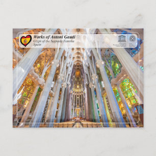 UNESCO - Antoni Gaudí - Sagrada Família - Crypt Postcard