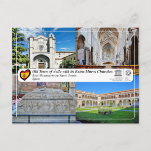 UNESCO - Ávila - Real Monasterio de Santo Tomás Postcard