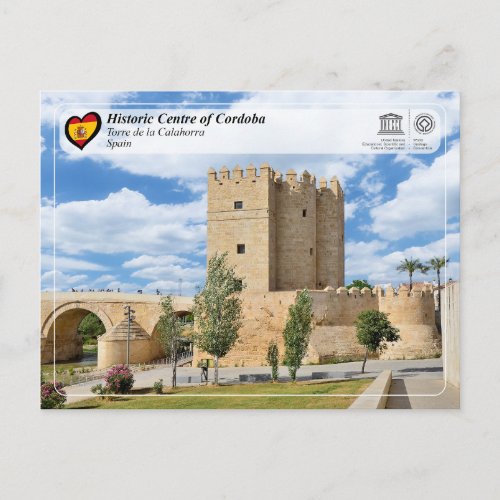 UNESCO _ Calahorra Tower  Torre de la Calahorra Postcard