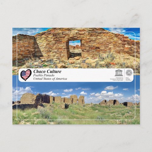 UNESCO _ Chaco Culture _ Pueblo Pintado Postcard