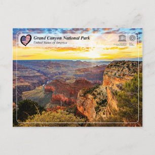 UNESCO - Grand Canyon National Park Postcard