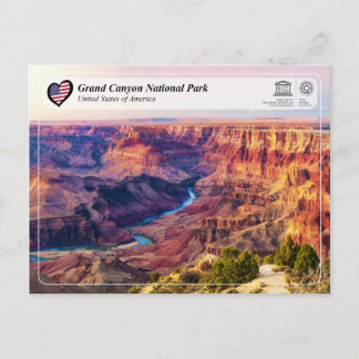 UNESCO - Grand Canyon National Park Postcard