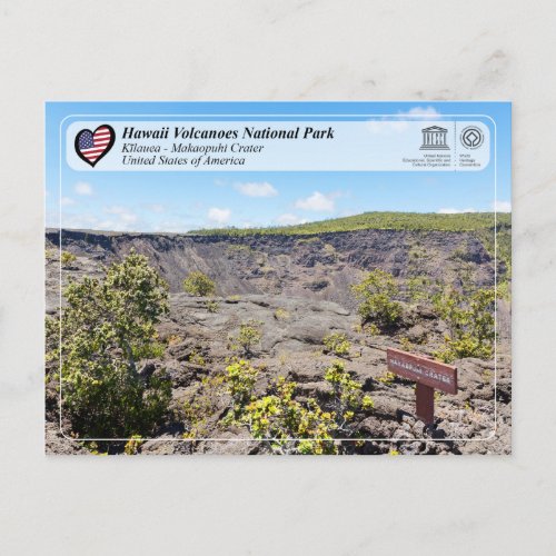 UNESCO _ Hawaii Volcanoes NP _  Kīlauea Postcard
