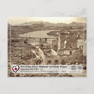UNESCO - Hiroshima Peace Memorial (Genbaku Dome) Postcard