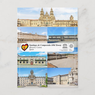 UNESCO Historic Centre of Santiago de Compostela Postcard