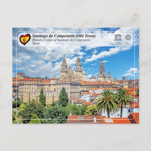 UNESCO Historic Centre of Santiago de Compostela Postcard