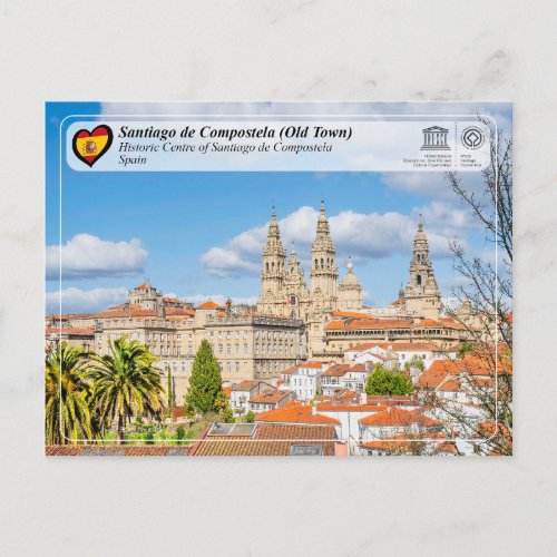 UNESCO Historic Centre of Santiago de Compostela Postcard