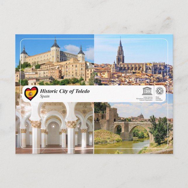 UNESCO Historic City of Toledo Postcard (Front)