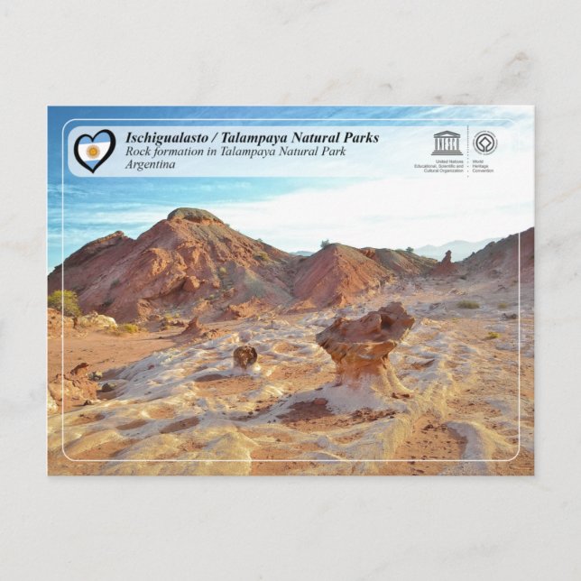 UNESCO - Ischigualasto / Talampaya Natural Parks Postcard (Front)