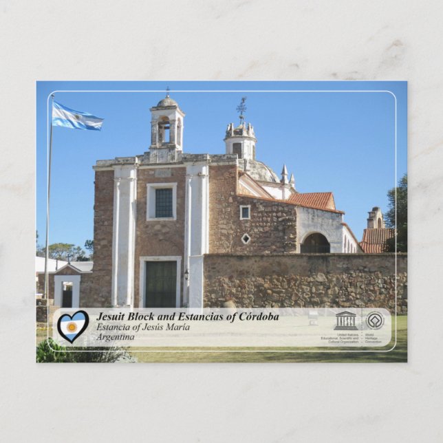 UNESCO - Jesuit Block and Estancias of Córdoba Postcard (Front)