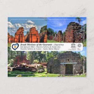 UNESCO - Jesuit Missions of the Guaranis Postcard