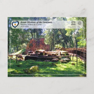 UNESCO - Jesuit Missions of the Guaranis Postcard