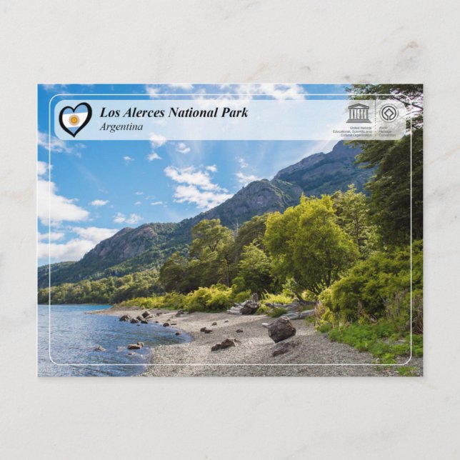 UNESCO - Los Alerces National Park Postcard (Front)