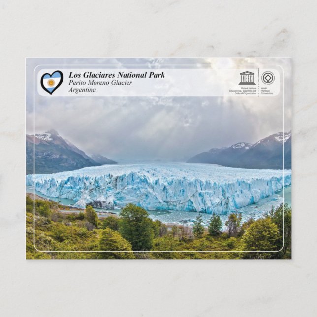 UNESCO - Los Glaciares National Park Postcard (Front)