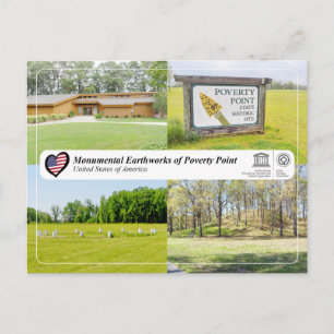 UNESCO - Monumental Earthworks of Poverty Point Postcard