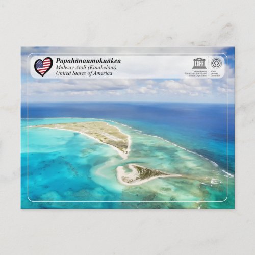 UNESCO _ Papahānaumokuākea _ Midway Atoll Postcard