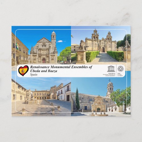 UNESCO - Renaissance Ensembles of Úbeda and Baeza Postcard