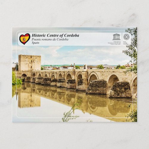UNESCO _ Roman bridge  Puente romano de Crdoba Postcard