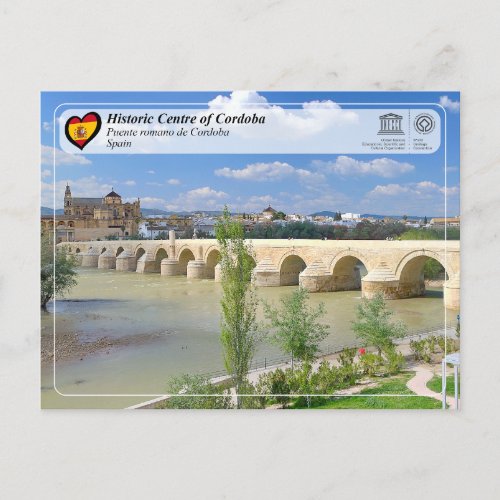 UNESCO _ Roman bridge  Puente romano de Crdoba Postcard