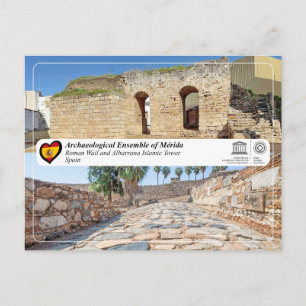 UNESCO - Roman Wall and Albarrana Islamic Tower Postcard